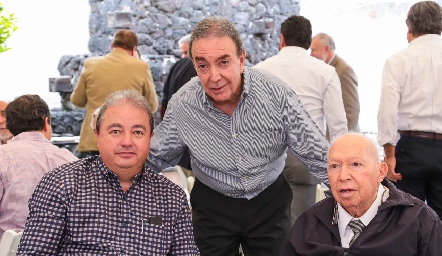  Federico Garza, Gustavo Puente y Virgilio Garza.