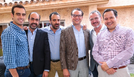  Juan Ignacio Torres Landa, Gustavo Puente, Íñigo Puente, Xavier Nava, Salvador Nava y Christian Meade.