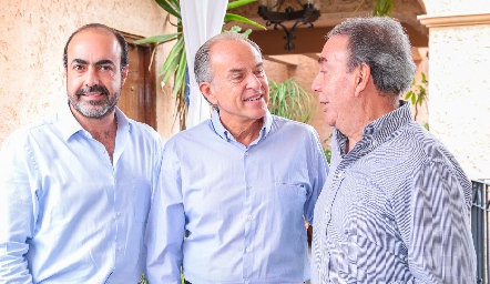  Gustavo Puente Orozco, Juan Manuel Carreras y Gustavo Puente Estrada.