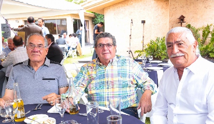  Carlos López, Armando Gutiérrez y Rafael Martínez.