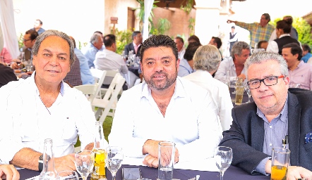  Carlos Torres Corzo, Alejandro Pérez y Jorge Chessal.