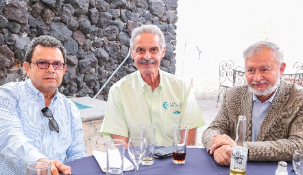  Fidel Gallardo, Jaime Chalita y Jesús Motilla.