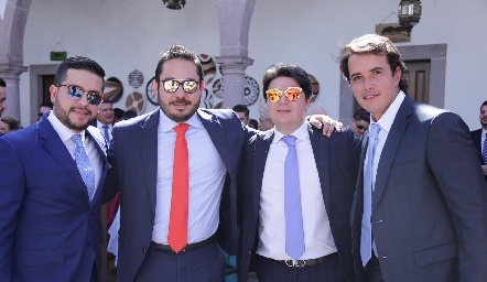  Froy Rodríguez, Ángel Torres, Daniel Zollino y Javier Meade.