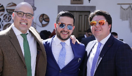  Germán Sotomayor, Froylán Rodríguez y Daniel Zollino.