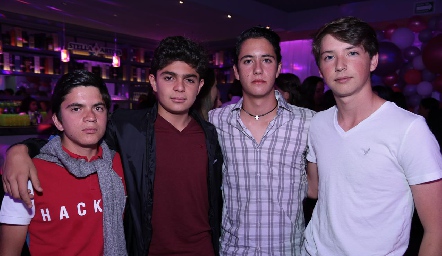  Fermín Azcona, César Morales, Roberto Silva y Manuel Toledo.
