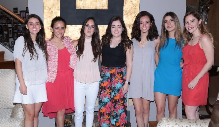  Vicky Álvarez, Isa Torres, Claudia Antunes, Gaby Román, Ana Fer Duarte, Ana Sofi Muñiz y Cristy Ramos.