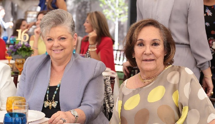  Martha Lozano de Malo y María Elena Ramírez.