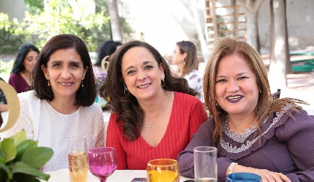  Tita Duque, Lety Lobo y Lorena Benítez.