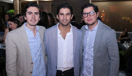  Guillermo Gómez, José Luis Leiva y Rodrigo Palos.