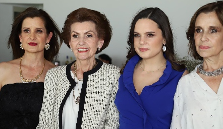  Maite Yamín, Otilia Martínez, Maite Soberón y Oti Yamín.