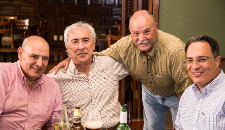 Germán Martínez, Manuel Ibáñez, Chepo Ortuño y Humberto Martínez.