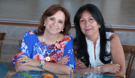  Evelina Cadena y Leticia Ruiz.