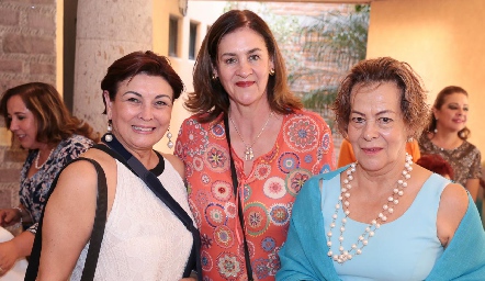  Marcela Chabrand, Ana Villalobos y Chela Berrones.