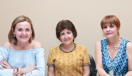  Carmen Garralda, Lourdes de Garza e Isa Cabrera.