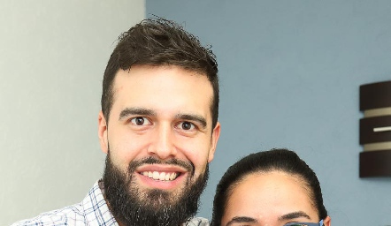  Luis García y Erika Gallardo.