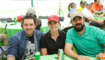  Federico Mendizábal, Cristina Mendizábal y Mauricio Moreno.
