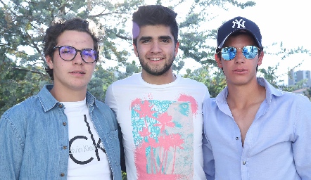  Javier Duarte, Samuel Tacea y Marcelo Castillo.