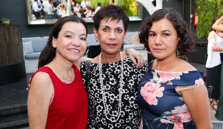  Susana Silva, Adriana Borjas y Marcela Silva.