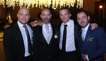  Eduardo Jaimes, Jorge Puga, Eduardo Zermeño y Enrique Puga .