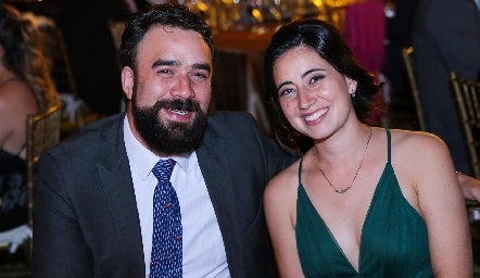 Mauricio Moreno y Cristina Mendizábal.