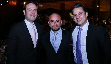  Jorge Barrera, Horacio y Miguel Caballero.