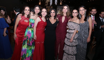  Dani Mina, Adriana Torres, Eugenia Torres, Claudia Villasana, Jessica Martín Alba, Maite Soberón y Carmelita Del Valle 