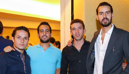  Agustín Castillo, David García, Johan Werge y José Carlos de la Rosa.