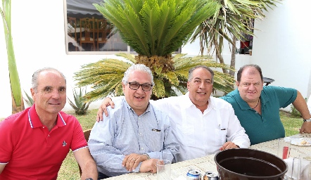  Enrique Saiz, Eduardo Viramontes, Guillermo Torres y Alfonso Ruiz.