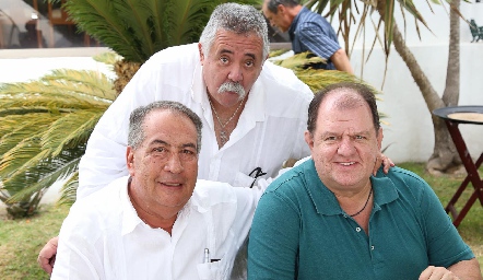  Guillermo Torres, Juan Enríquez y Alfonso Ruiz.