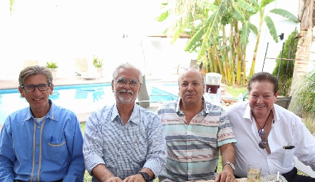 Adiel Meras, Luis Córdova, David de Alba y Armando Camarena.