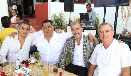  Mauricio Abud, Chapo Torres, Marco Güemes y Gerardo Zermeño.