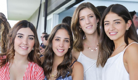  Ana Gaby Motilla, Alejandra Villarreal, Clarisa Abella y Sofía Rojas.