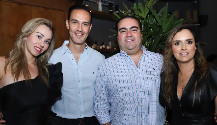  Marcela Rubio, Oscar Estrada, Juan José Leos y Patricia Estrada.