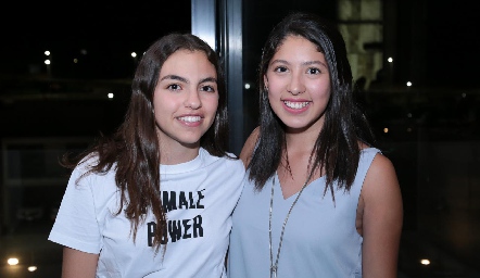  María Paula González y Fernanda Martínez.