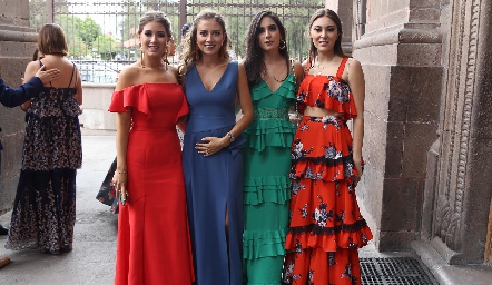  Ale Puente, Elizabeth Treviño, Mariana Rodríguez y Liliana Medina.