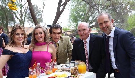  Lu Von Der Meden, Karla Castro, Arturo Martínez, Xavier Castro y Rodolfo Lebrija.
