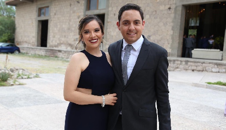  Stefy Noyola y Jorge Gómez.