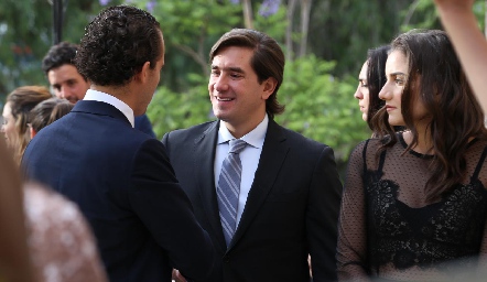  Llegando a la boda de Claudia y Mauricio.