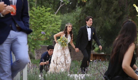  Claudia Antunes y Mauricio Dibildox.