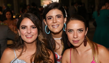  Gabriela González, Sofía Cavazos y Mariana Peña.
