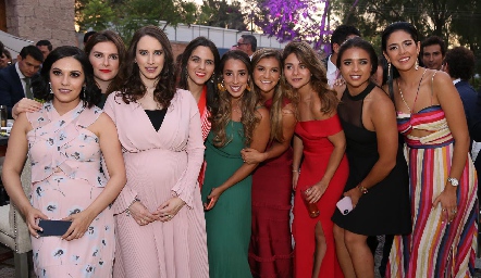  En la boda de Mauricio y Claudia.