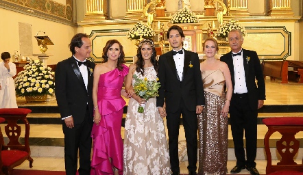  Raúl Antunes, Claudia Castro de la Maza, Claudia Antunes, Mauricio Dibildox, Rocío Gómez y Carlos Dobildox.