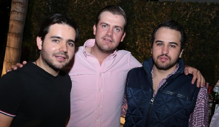  Mauricio Mahbub, Miguel Gómez y Juan Manuel Carreras.