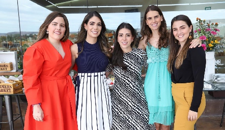  Priscila Gordoa, Andrea Lorca, Cristy Lorca, Ana Gaby González y Miriam González.