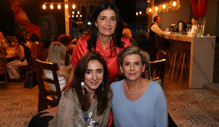  Martha Abud, Rocío Espinosa y Gabriela Portillo.