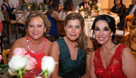  Patricia Ress, Liz Vivanco y Gloria Roldán.