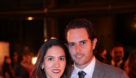  Claudia Díaz de león y Carlos Del Valle.