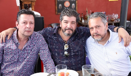  Fernando Lozano, ErickMeade y Juan Alberto Martínez.