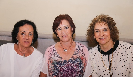  Susana Félix, Rosa Elena Nieto y Rosy González.