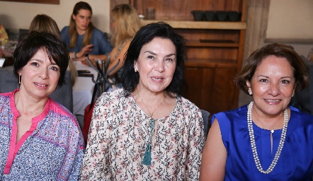  Rocío Martínez, Martha González y Rocío Viramontes.